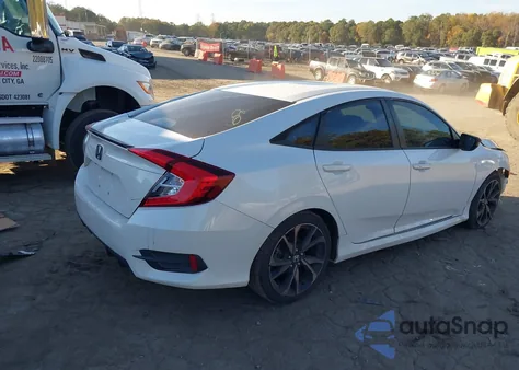 2020 Honda Civic Sport из США, поврежденный, VIN 2HGFC2F88LH584286